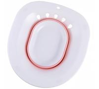 DOITOOL Pink Folding Sitz Bath Portable Female Bidet for Postpartum Hygiene, Maternity Toilet Aid for Pregnant Women and Adult Personal Care
