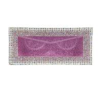 DOITOOL Pink Rhinestone Eyelash Storage Case with Slide Out Design and Tray, Keeps Fake Lashes Clean and Dry, Stylish Travel Lash Organiser for Parties and Everyday Use