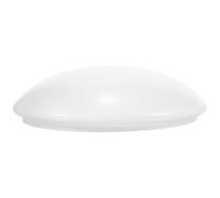 DOITOOL Plastic Ceiling Light Shade, 31.5Cm Flush Mount Dome Cover for Bedroom and Balcony, Quick Clip-On Fitting, Resistant to Deformation, White