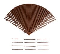 DOITOOL Plastic Flowerpot Protector Cover for Plant Pots, Coffee Colour, Prevents Soil Spillage and Easy to Clean, Suitable for Garden and Flower Planting Garden Use