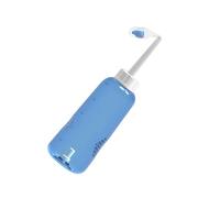 DOITOOL Plastic Nasal Irrigator and 2 Nozzles 500ml with Water Flow Control Nasal Cleaning Bottle Upside down Use and Congestion Relief for Adults and Children for Home Nose Wash