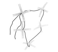 DOITOOL Plastic Persimmon Drying Rack Set with 5 Hanging Racks, Clips and Rope - Portable Fruit and Vegetable Dryer for Indoor and Outdoor Use, Flexible Food and Herb Drying Stand