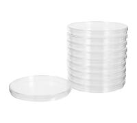 DOITOOL Plastic Petri Dishes with Lids Culture Plates 14.3cm 10pcs Large Capacity with Universal Compatibility for Lab Science Experiment and Agar Specimen Observation