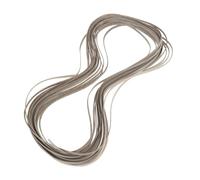 DOITOOL Plastic Rattan Weaving Material for Chair and Cabinet Repair Handwoven PE Cane Webbing in Natural Grey DIY Basket and Furniture Restoration Craft Supplies