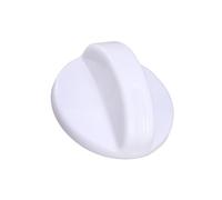 DOITOOL Plastic Washing Machine Selector Knob White, Easy to Install Direct Replacement Control Knob for Washer and Dryer, Sturdy Plastic Material Suitable for Washing Machine Timer