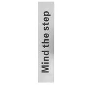 DOITOOL Please Mind the Step Sign Aluminium Safety Warning Sign for Indoor Use Easy Installation and Versatile Use Suitable for Other Environments