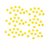 DOITOOL Plush Pom Poms Soft Fluffy Balls 1800pcs for Crafts Yellow for DIY Arts and Seasonal Crafts Decorative Inspiring Group Activities and Classroom Projects
