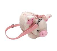 DOITOOL Plush Student Bag Lovely Cross-body Bag Cute Pig Modeling Fashion Style Lightweight Large Capacity for Students and Women Shopping Picnic