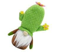 DOITOOL Plush Succulent Gnome Figurine Cute Cartoon Cactus Decoration for Tiered Tray Tabletop Desktop Accent Faceless Doll Design Artistic Home Decor for Photography and Shelves