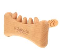 DOITOOL Portable Beech Wood Body Massage Board with Beaded Design for Back and Neck Relief, Convenient to Carry and Store, for People with Poor Sleep and Long-Term Driving