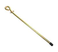 DOITOOL Portable Brass Ground Rod with Wire Clip for Earthing and Grounding Applications, User-friendly and Versatile Outdoor Pin Suitable for Garden, Electric Fences, Generators,