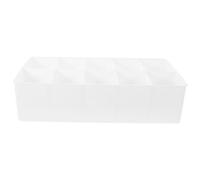 DOITOOL Portable Cash Tray Storage Box for Coins Bills Checks Cards Money Holder Desk Organizer Tray with Compartments for Home Office Use
