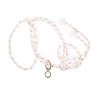 DOITOOL Portable Cattle Halter Rope for Cattle Head Bridle with Adjustable High Strength Polypropylene Fiber and Metal Construction, Lightweight White Halter Suitable for Farm Livestock