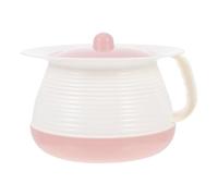 DOITOOL Portable Chamber Pot with Lid Small Spittoon for Elderly Kids Covered Night Urinal Home Hospital Use 8.27X7.28X5.51In