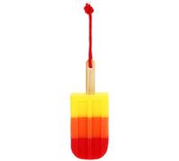 DOITOOL Portable Exfoliating Bath Sponge Random Color Ice Cream Shaped Body Scrubber High-Density Sponge for Shower and Bathing Suitable for Business Trips and Outdoor Travel