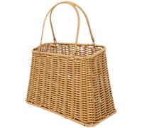 DOITOOL Portable Handheld Fruit Basket Made of Sturdy Pp and Iron with Rural Style Design, Lightweight and Wear-resistant Storage Basket Suitable for Bedroom and Showers
