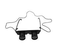 DOITOOL Portable Head-mounted Binocular Telescope for Travel and Outdoor Use with Difference Compensation Wheel and Abs Material for Bird Watching and Cycling