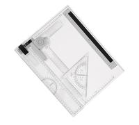 DOITOOL Portable Lightweight A4 Drawing Board with Rulers and Drawing Tools, Sturdy Plastic Drafting Board Set for Outdoor and Architectural Use, for Architects and Artists