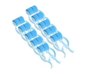 DOITOOL Portable Nose Clips Made from Pom and Eva Materials for Snore Reduction 16pcs and Lung Breathing Training Nasal Stopper Clips for Travel and Outdoor