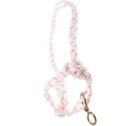 DOITOOL Portable Nylon Cattle Halter with Knotted Rope, White Cow Head Bridle for Outdoor Traction, Reusable Livestock Handling Equipment for Farm and Ranch Use