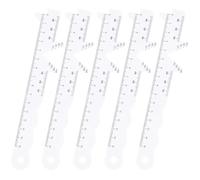 DOITOOL Portable Pupillometer 5pcs Set Plastic Measuring Eye Distances Ruler for Glasses Accessories Eyeglasses Precision Measurement Suitable for Outdoor and Dispensing Stores