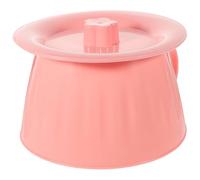 DOITOOL Portable Spittoon Urine Pot Convenient to Carry No Burr Wear-Resistant Pp Material Simple Design Round Flat Base with Lid for Elders and Pregnant Women Emergency Use