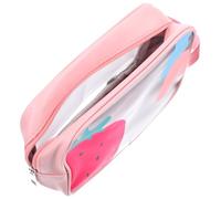 DOITOOL Portable Waterproof Toiletry Bag Cosmetic Zipper Bag with Dry and Wet Separation Double Layer Design Compact Handle for Home Travel