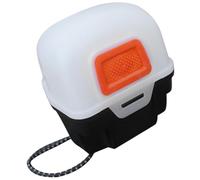 DOITOOL Portable White Plastic Headlight Storage Box with Shock-absorbing Interior for Mini Electronic Equipment, Multi-functional Small Container for Camping and Hiking