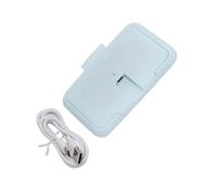 DOITOOL Portable Wipe Warmer USB Wet Tissue Heater Soft Light Blue Cover, Suitable for Home and Car Use, Diaper Wipe Warmer for Newborn Care