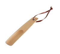 DOITOOL Portable Wooden Shoehorn Made of Beech Wood with Smooth Edges and Design, 16cm Mini Shoe Horn, for Easy Shoe Wearing at Home Or Outdoors