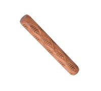 DOITOOL Pottery Clay Roller Natural Wood Hand Roller Craft Tool with Unique Textured Prints for DIY Pottery Craft Making Comfortable Grip and Practical
