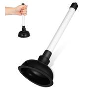 DOITOOL Powerful Drain Plunger for Bathroom and Home Use with Plastic and Rubber Material, Multi-use Toilet and Sink Unclogger for Effective Shower Drain Cleaning