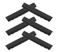 DOITOOL Pre-slotted Plastic Guitar Nut with Flat Bottom, Smooth Burr-free Surface 6pcs Reduces Friction and Minimizes Noise for 8-string Electric or Acoustic Guitar for Recording Sessions