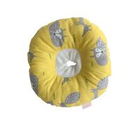 DOITOOL Premium Soft Pet Elizabethan Collar Anti-scratch Surgery Neck Protection for Cats and Dogs Comfortable Pet Collar with Cute Yellow Fox Design S