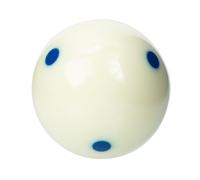 DOITOOL Professional 5.72cm Large Cue Ball Resin Billiard White Ball with Blue Six-point Mark for Pool and Snooker Training Replacement