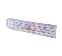 DOITOOL Professional Medical Goniometer PVC Protractor Orthopedic Angle Measuring Tool for Body Assessment with High Contrast Scale for Accurate Scoring