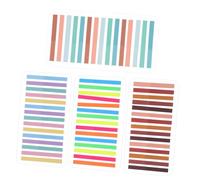 DOITOOL Professional Transparent Pet Sticky Index Tabs Multi Color Highlight Strips Page Markers for Reading Strong Adhesive Labels for Books Office School with Handwritten Notes