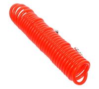 DOITOOL PU Telescopic Air Compressor Hose with Connector Flexible Coiled Spring Tube for Pneumatic Tools Garden Irrigation Auto Repair Elastic Air Line Replacement
