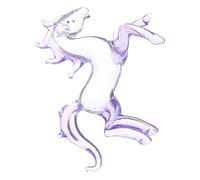 DOITOOL Purple Crystal Horse Figurine Desk Ornament Small Standing Horse Statue for Home Decor and Office Display Creative Animal Art Sculpture for Living Room