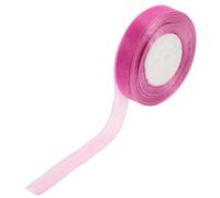 DOITOOL Purple Organza Ribbon Sheer Tape for Wedding Party Craft Decorations DIY Hair Bows Scrapbooking Wrapping and Cake Embellishments