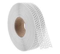 DOITOOL PVC Drywall Wall Corner Tape 1 Roll Self-Adhesive for Home Renovation White Sturdy Repair Tape to Fix Wall Cracks and Corner Strength