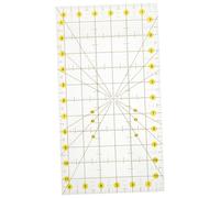 DOITOOL PVC Quilting Ruler Patchwork Sewing Craft Template for Precision Fabric Cutting Professional DIY Tailor Tool Resistant to Deformation