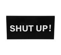 DOITOOL Quiet Please Sign for Home Office Door Meeting Desk Sign Office Decoration Meeting Accessories Black