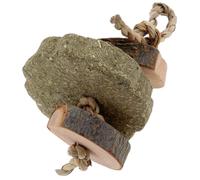 DOITOOL Rabbit and Hamster Chewing Toys Wooden Biting Playthings Natural Teething Balls for Small Pets Cage Accessories Comforting Chew Toys for Guinea Pigs and Rabbits