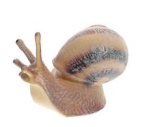 DOITOOL Realistic Snail Figurine 2.76 Inch Simulation Snail Ornament Plastic Animal Toy for Kids Garden Decoration Party Display