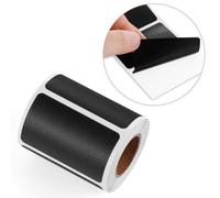 DOITOOL Rectangular Chalkboard Labels Stickers with Reusable Plastic Material 150 Pcs and Easy to Write Surface, Includes Pen for Containers for Home and Bar Use