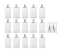 DOITOOL Refillable Cosmetic Bottles Set Easy to Open and Carry Travel 100ml 16pcs Pet Material for Creams and Lotions on Business Trips and Vacations