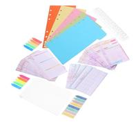 DOITOOL Refillable Loose Leaf Notebook Papers with Lined Plastic and Paper Sheets for Organizing Plans, Suitable for Office and Journaling Use by Students