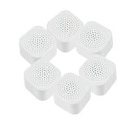 DOITOOL Refrigerator Freshener Bin Deodorizer Activated Carbon for Odor Absorption in Fridge Freezer Wardrobe and Family Car - White 6pcs