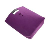 DOITOOL Religious Bible Storage Bag Felt Tote Pu Handle Large Capacity Handbag for Churchgoers Bible Readers Travelers